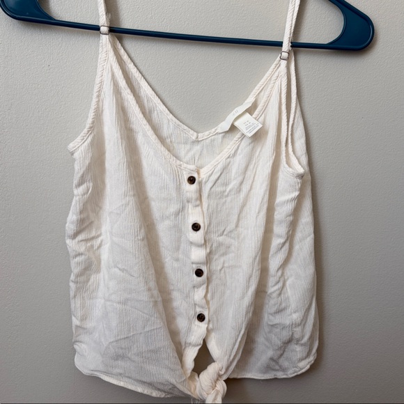 H&M White Button-Front Bodysuit - Picture 5 of 5